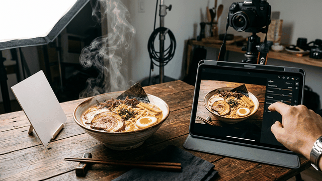 料理写真のレタッチ外注比較